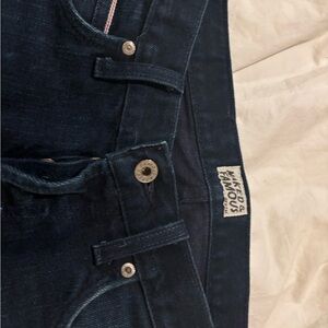 Naked & Famous Dark Blue Jeans